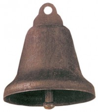 Rusty Tin Liberty Bell, 1-1/2"